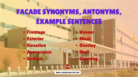 FACADE in Thesaurus: 1000+ Synonyms & Antonyms for FACADE.